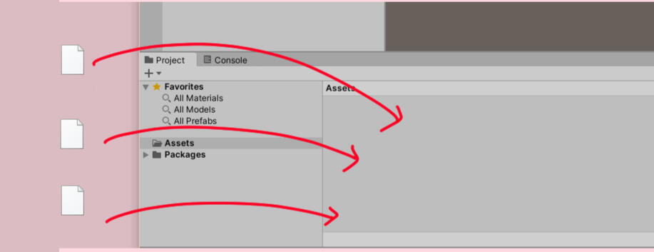 Drag shader file into unity